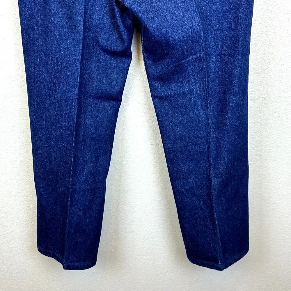 Levi's 517 Vintage 90s Orange Tab Dark Wash Blue Jeans Mens 38x30 Straight Leg